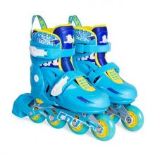 轮滑鞋溜冰鞋儿童套装全闪可调休闲鞋旱冰滑冰鞋初学者男女